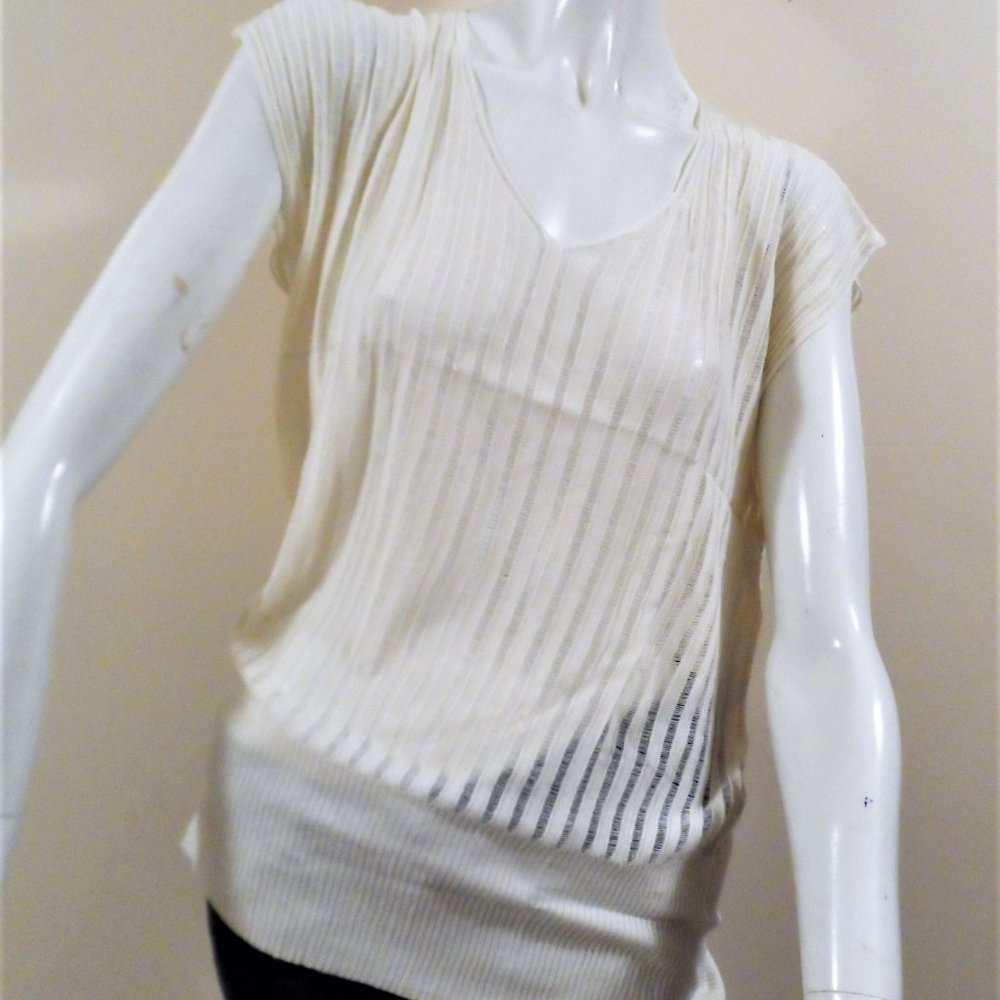 BEUTLER SWEATERS SLEEVE/LESS VISC/COTT NEW WITH TAG